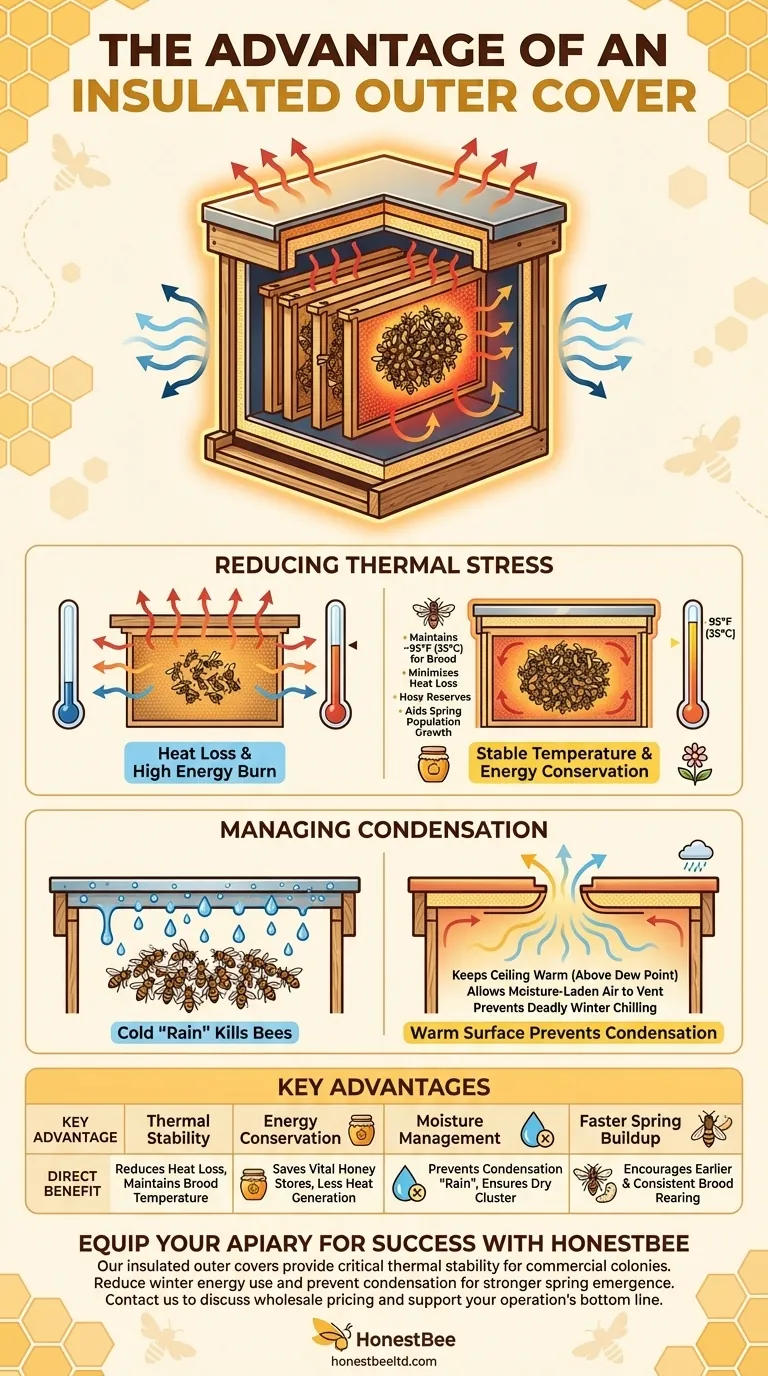 What is the advantage of an insulated outer cover? Boost Winter Survival & Spring Buildup Visual Guide