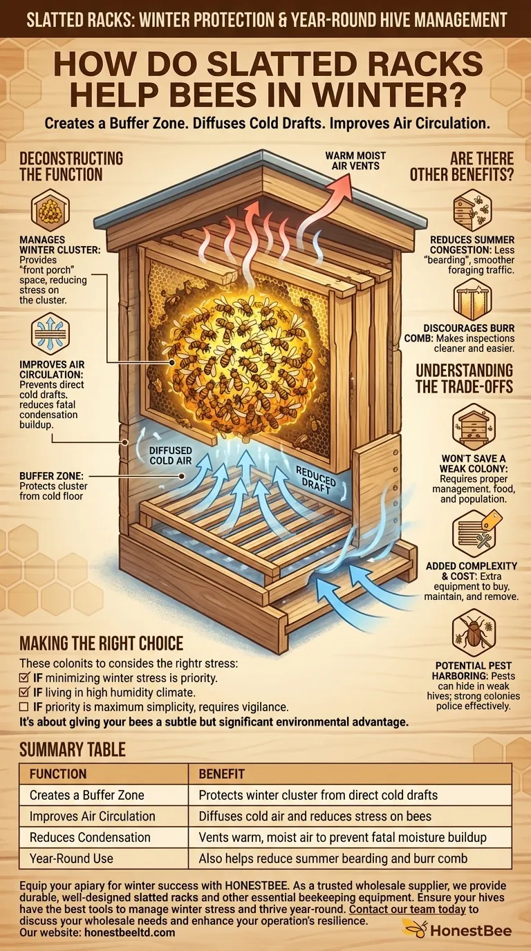 كيف تساعد الألواح الشبكية النحل في الشتاء؟ أداة رئيسية لإدارة إجهاد الشتاء دليل مرئي