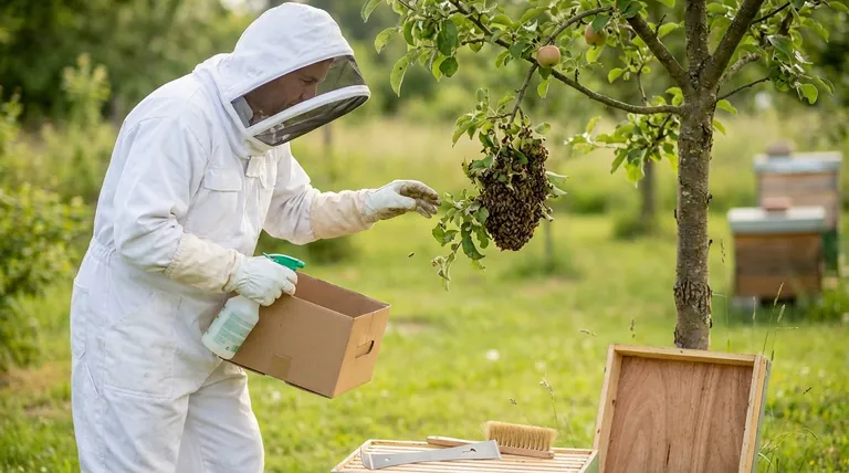 Ist das Fangen eines Bienenschwarms für Anfänger im Imkereiwesen geeignet? Ein Leitfaden für eine sichere & erfolgreiche Schwarmbergung