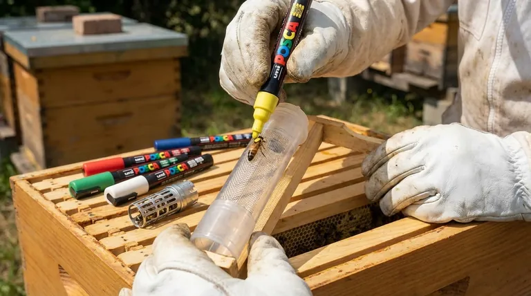 What are the two main ways to get a queen bee marked? Pre-Marked Purchase vs. DIY Beekeeping Skill