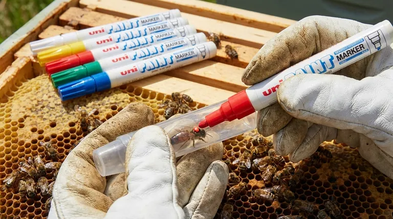 Quel type de stylo est utilisé pour marquer une reine des abeilles ? Un guide pour une gestion de ruche sûre et efficace
