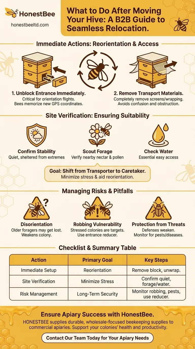 ماذا يجب أن يتم بعد وضع الخلية في موقعها الجديد؟ ضمان انتقال سلس لمستعمرتك دليل مرئي