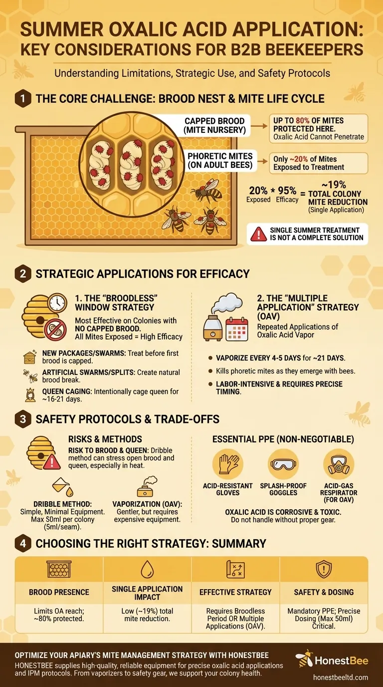 夏季施用草酸时应考虑哪些因素？最大程度地控制瓦螨 图解指南