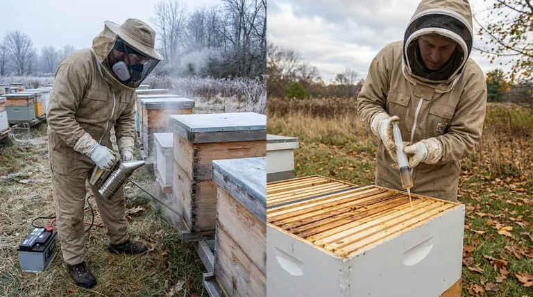 방울 처리법과 증발 처리법 중 선택할 때 주요 고려 사항은 무엇입니까? 모든 계절에 맞는 벌통 처리법 마스터하기
