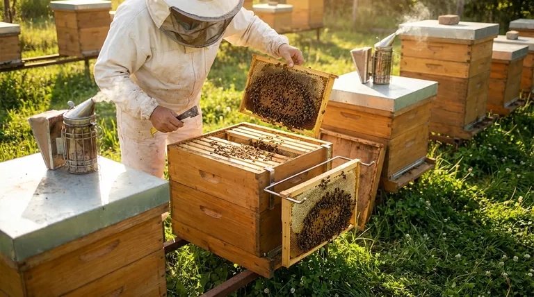 为什么蜂箱搁架在蜂场中被认为是必不可少的?确保蜂箱安全和检查效率
