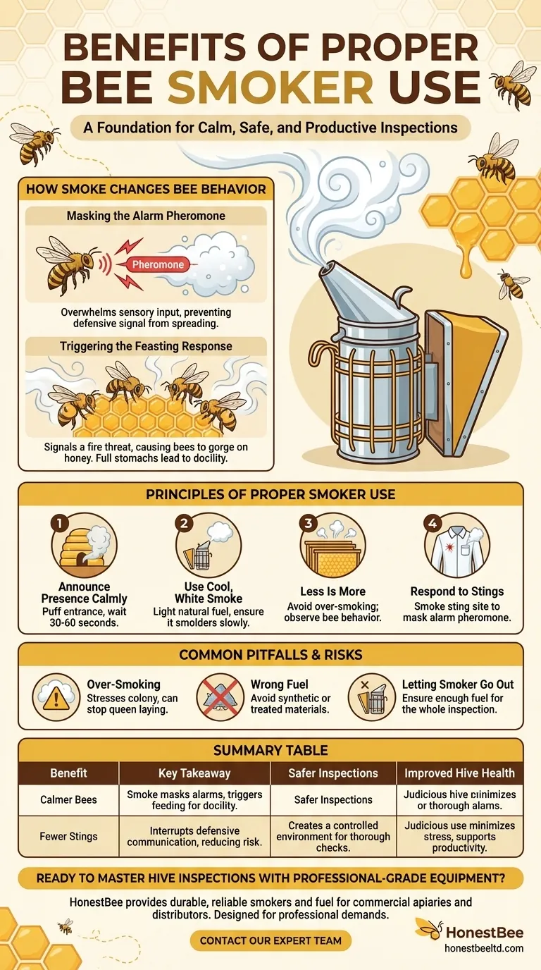 正确使用蜂烟器有什么好处？确保平静、安全、高效的蜂巢检查 图解指南