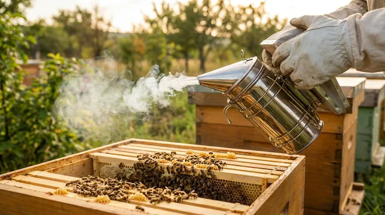 Quels sont les avantages d'une utilisation correcte d'un enfumoir d'apiculteur ? Assurez des inspections de ruche calmes, sûres et productives