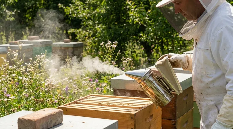 有效使用蜂烟的关键是什么？掌握适度原则，让蜂群更平静