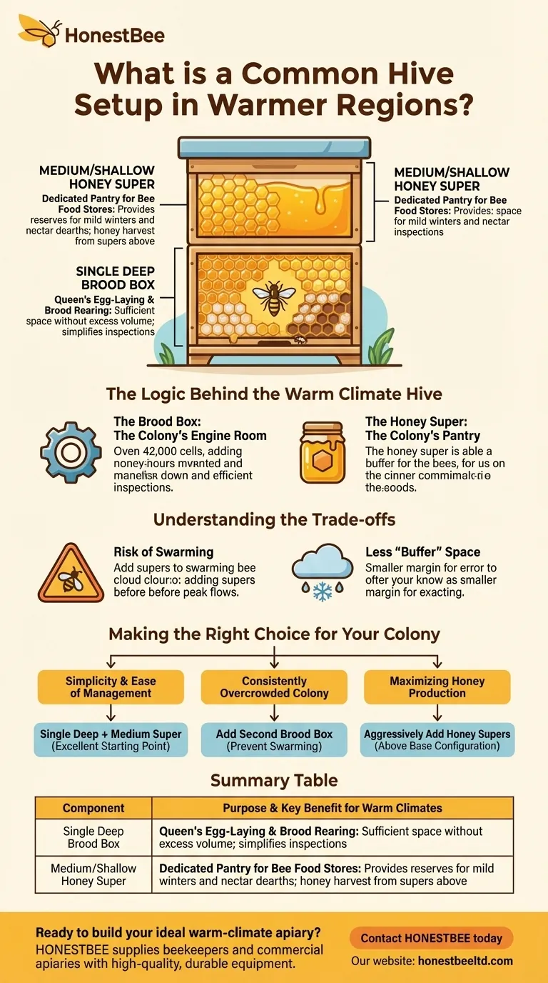 What is a common hive setup in warmer regions? A Simple, Effective Guide for Healthy Bees Visual Guide
