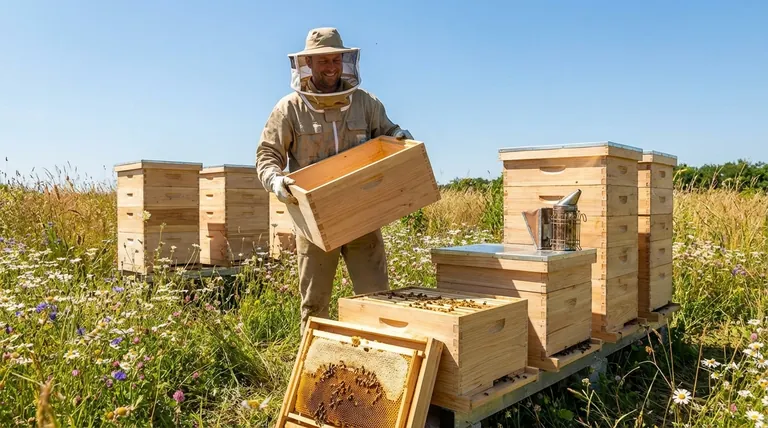 Quais são as vantagens de usar exclusivamente supers médios? Padronize para uma Apicultura Mais Simples e Segura