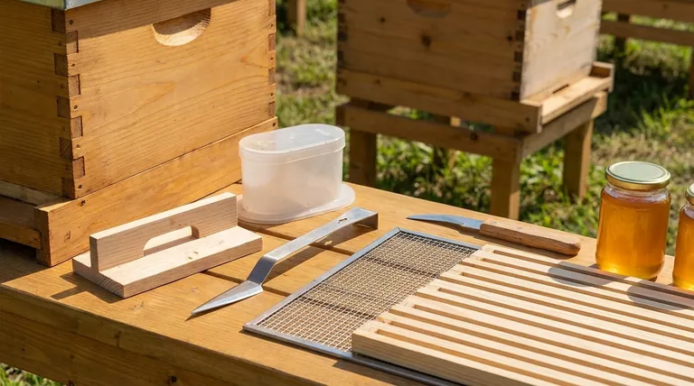 Quais são alguns acessórios comuns para colmeias? Ferramentas Essenciais para Colmeias Saudáveis e Produtivas