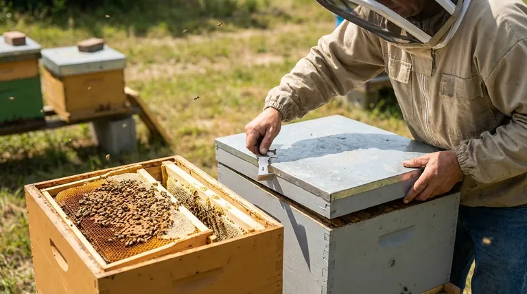 如果一个蜂箱兴旺而另一个不兴旺,养蜂人应该怎么做?安全平衡蜂箱指南