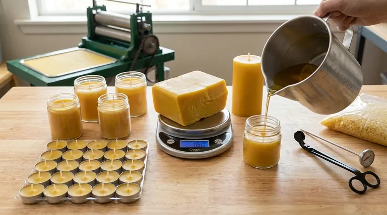 Quantas velas você pode fazer com uma libra de cera de abelha? Um guia para calcular seu rendimento