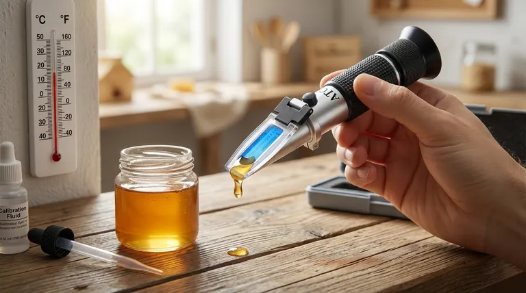 为什么在使用蜂蜜折射仪时温度很重要?确保准确的水分读数