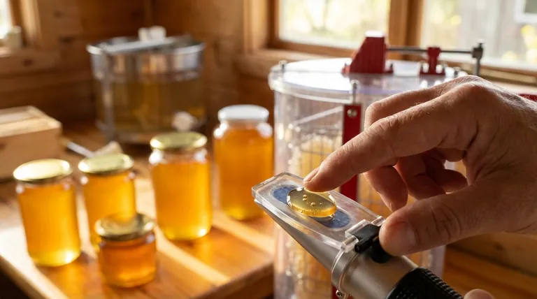 Что следует предпринять, если в образце меда присутствуют пузырьки воздуха? Обеспечьте точные показания влажности