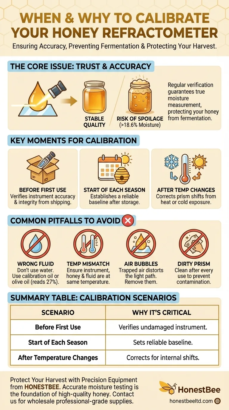 꿀 당도계를 얼마나 자주 보정해야 하나요? 꿀 품질을 보장하고 부패를 방지하세요 시각적 가이드