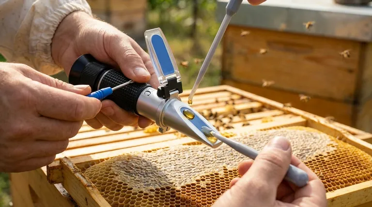 Why is it important to use a honey refractometer correctly? Protect Your Harvest from Fermentation