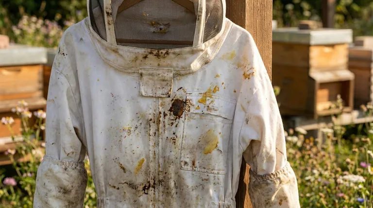 Quelles substances peuvent s'accumuler sur une combinaison d'apiculteur au fil du temps ? Un guide des contaminants de la ruche