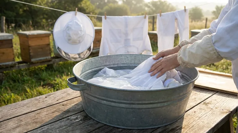 세탁기로 양봉복을 세탁하는 권장 방법은 무엇인가요? 장비와 안전을 보호하세요