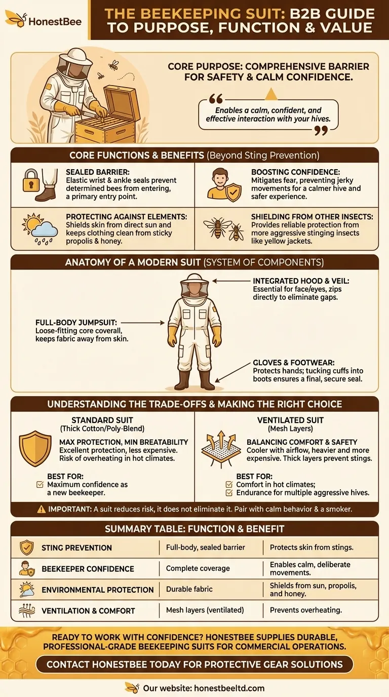 ما هو الغرض من بدلة تربية النحل؟ تحقيق إدارة آمنة وواثقة للخلايا دليل مرئي