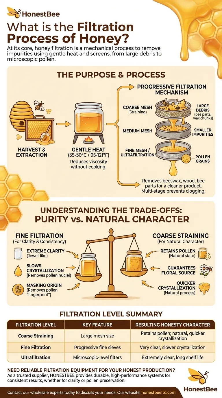 はちみつの濾過プロセスとは？純粋さと自然な特性へのガイド ビジュアルガイド