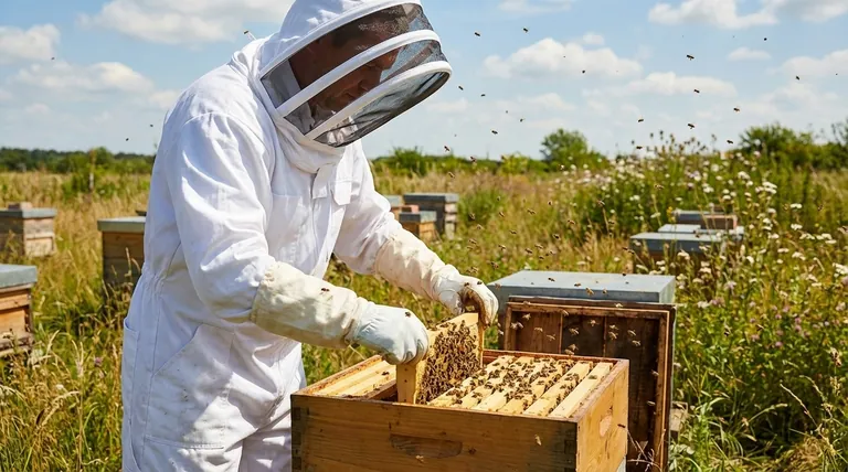 Why are beekeeping suits white? Stay Cool and Keep Bees Calm for Safer Hive Inspections