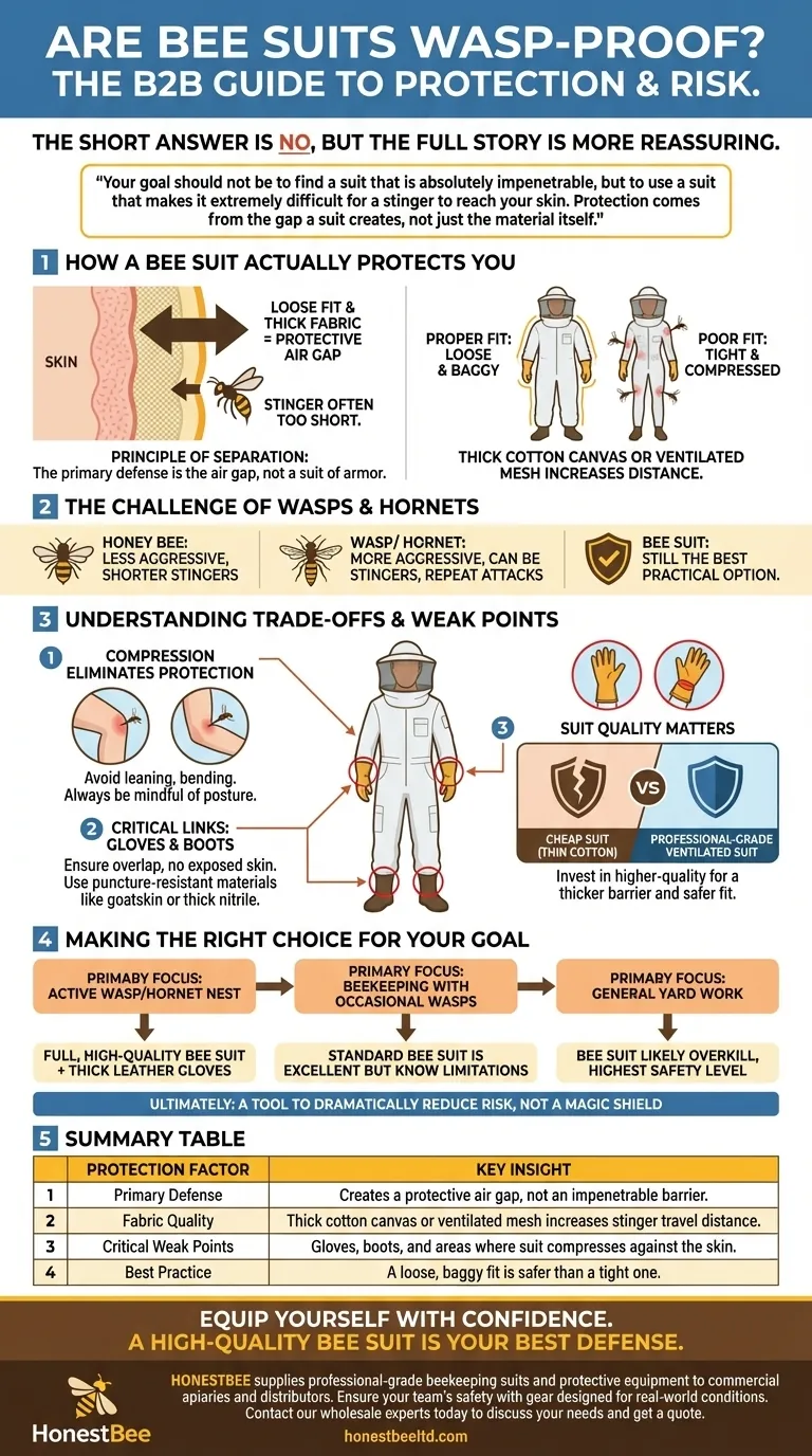 Are bee suits wasp-proof? Maximize Your Protection Against Stings Visual Guide