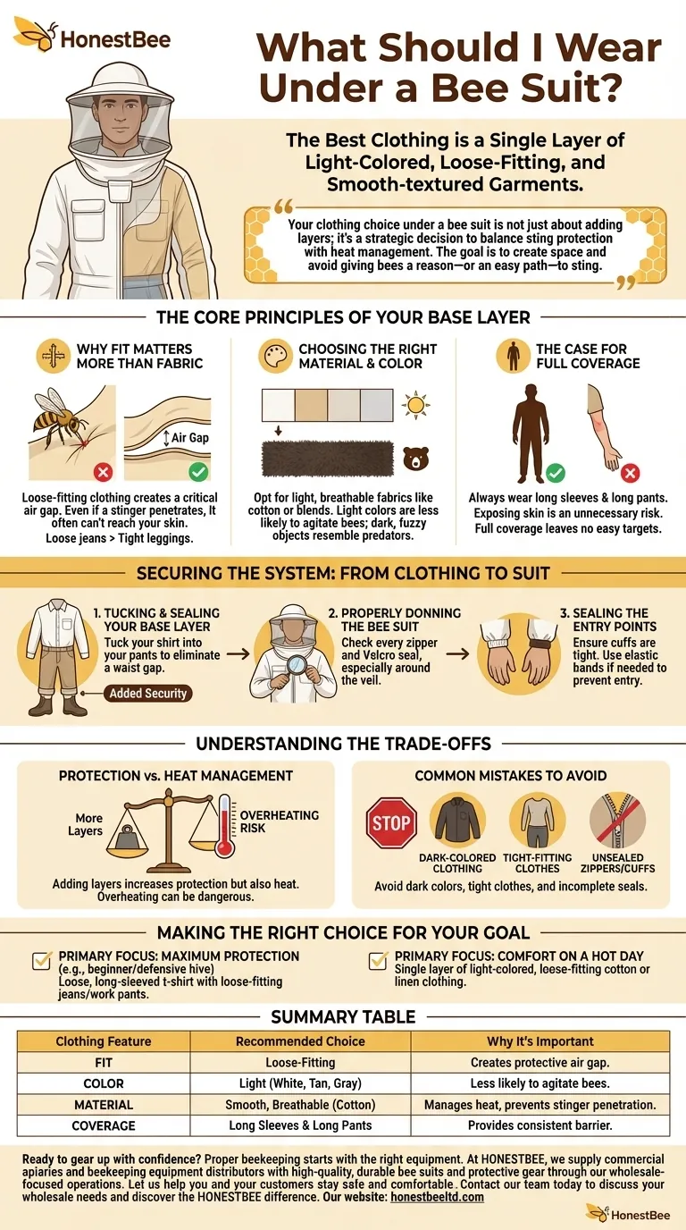 蜜蜂防护服里面应该穿什么？实现最大程度保护和舒适度的必备衣物 图解指南