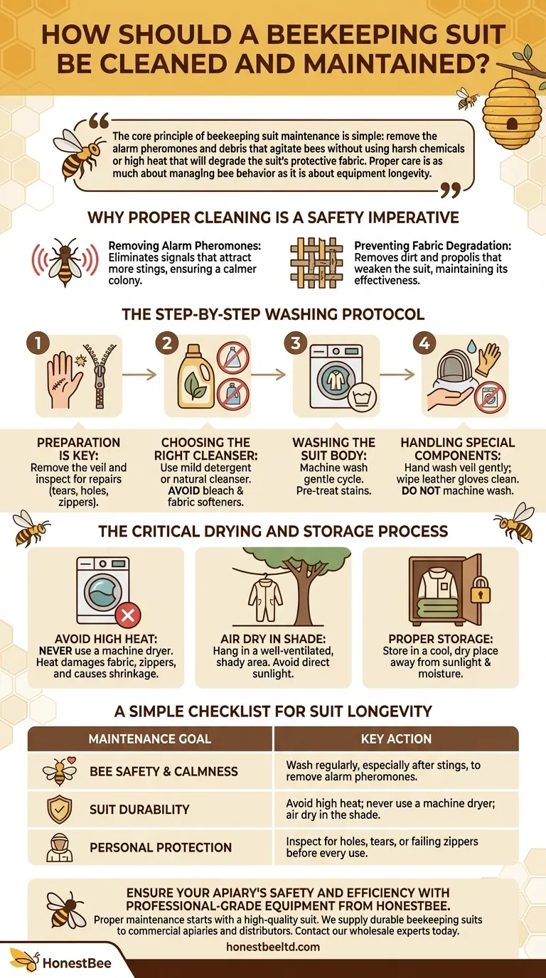 Come si pulisce e si mantiene una tuta da apicoltore? Una guida per massimizzare la sicurezza e la longevità Guida Visiva