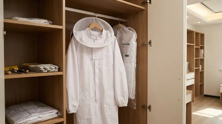 ¿Cómo se debe colgar un traje de apicultura para mantener su forma? Proteja su inversión con un almacenamiento adecuado