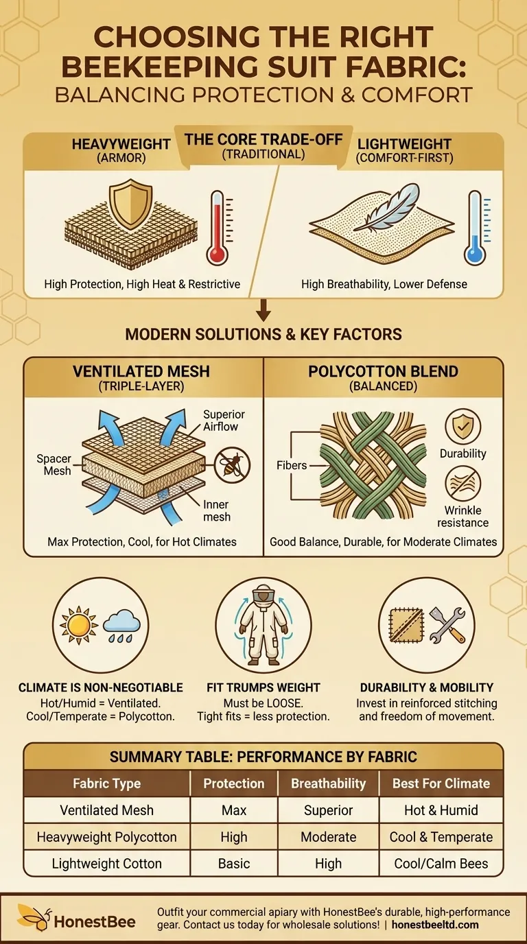 Was sollte bei der Wahl des Stoffgewichts eines Imkeranzugs beachtet werden? Priorisieren Sie Sicherheit & Komfort für Ihre Imkerei Visuelle Anleitung