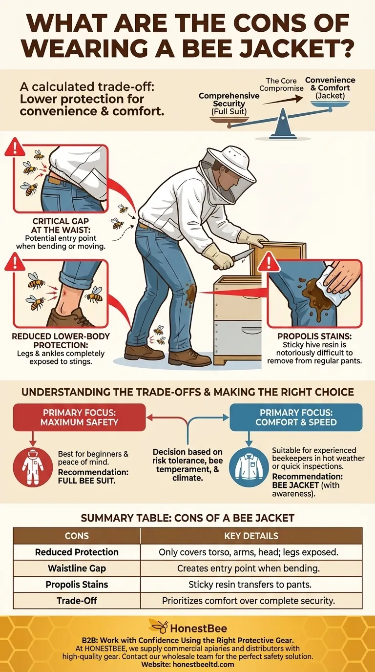 What are the cons of wearing a bee jacket? Understanding the Protection Trade-Offs Visual Guide
