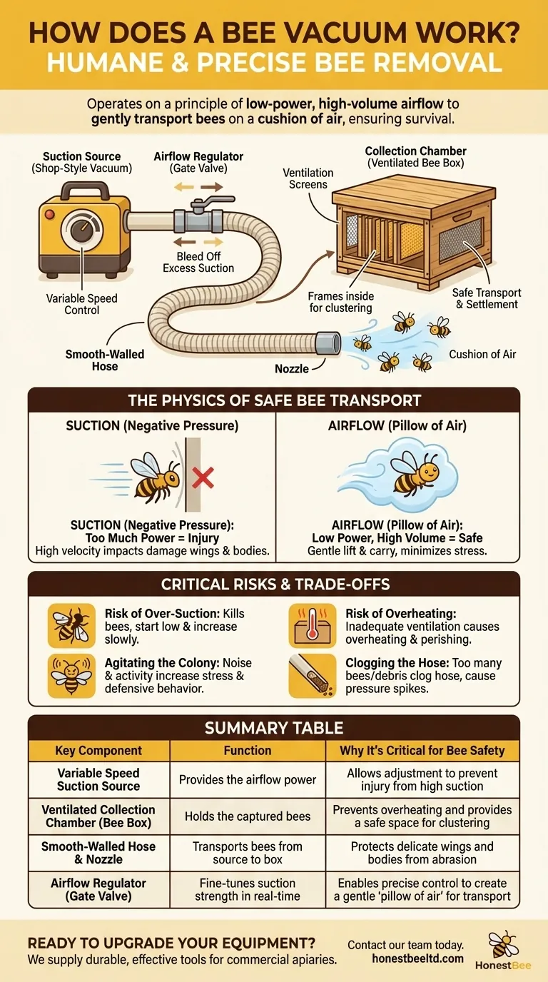 How does a bee vacuum work? Master Gentle, Humane Bee Removal Techniques Visual Guide