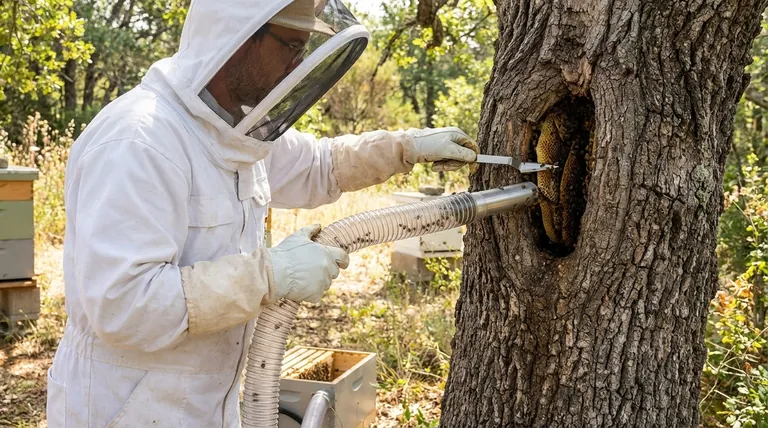 What are the benefits of using a bee vacuum? Safely Remove & Preserve Honey Bee Colonies