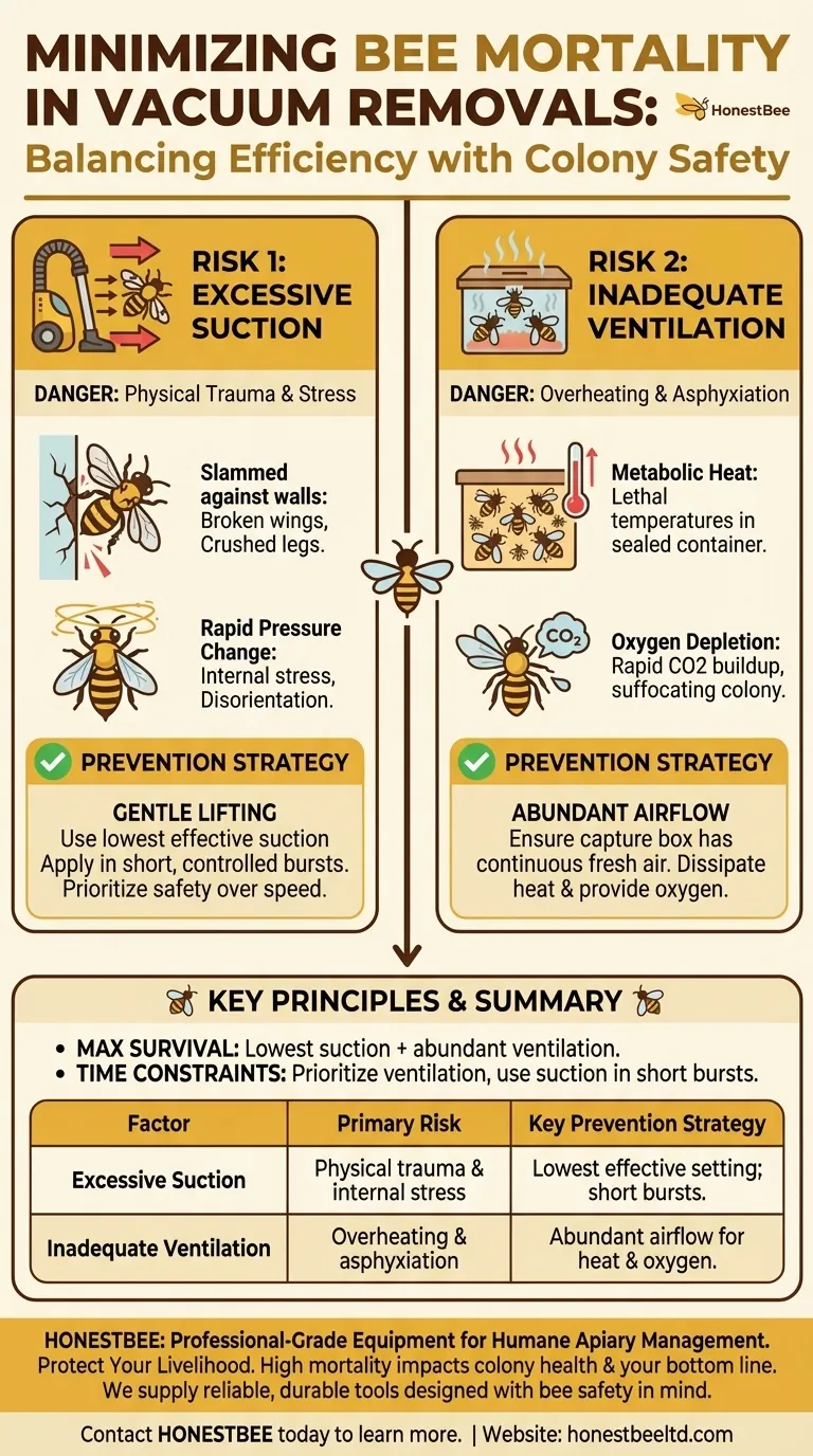 벌 진공청소기를 사용할 때 벌의 폐사율을 높일 수 있는 요인은 무엇인가요? 안전한 벌 군집 제거 기술 마스터하기 시각적 가이드