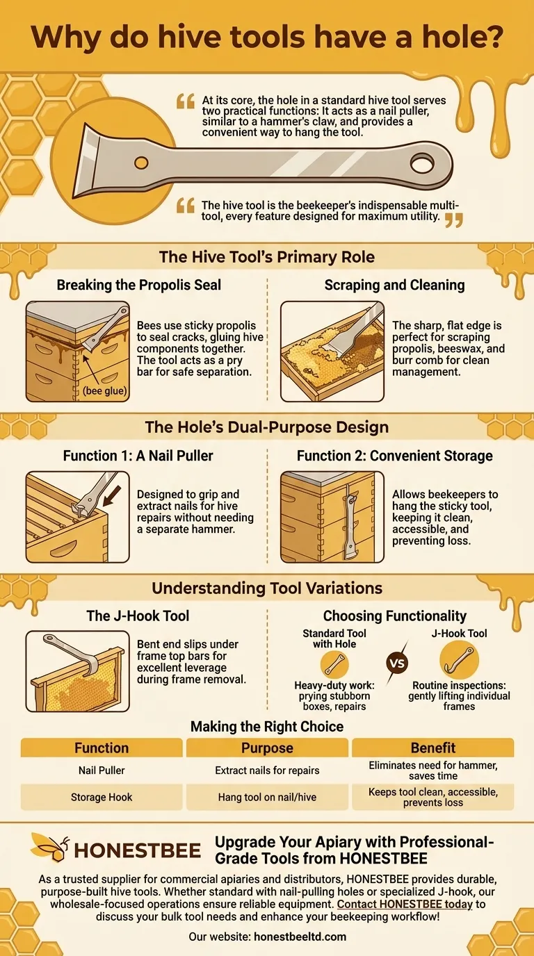 Why do hive tools have a hole? Unlock the Secret to Efficient Beekeeping Visual Guide