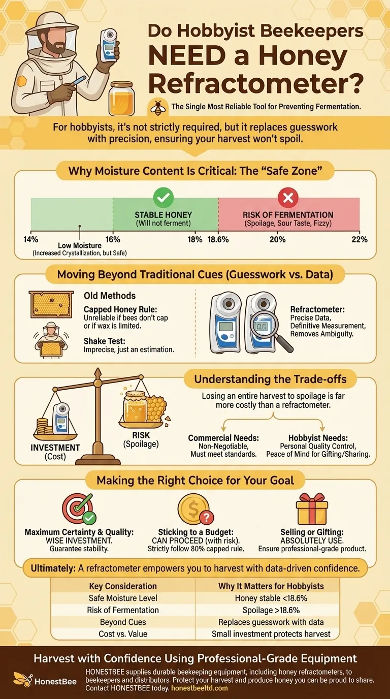 Do hobbyist beekeepers need a honey refractometer? Ensure Your Honey Harvest Is Perfectly Preserved Visual Guide