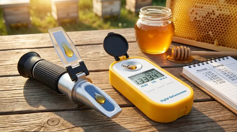 Какие типы рефрактометров доступны для пчеловодов? Выберите правильный инструмент для контроля качества меда