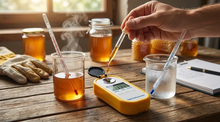 온도는 굴절계 판독값에 영향을 미치나요? 꿀에 대한 정확한 측정 마스터하기