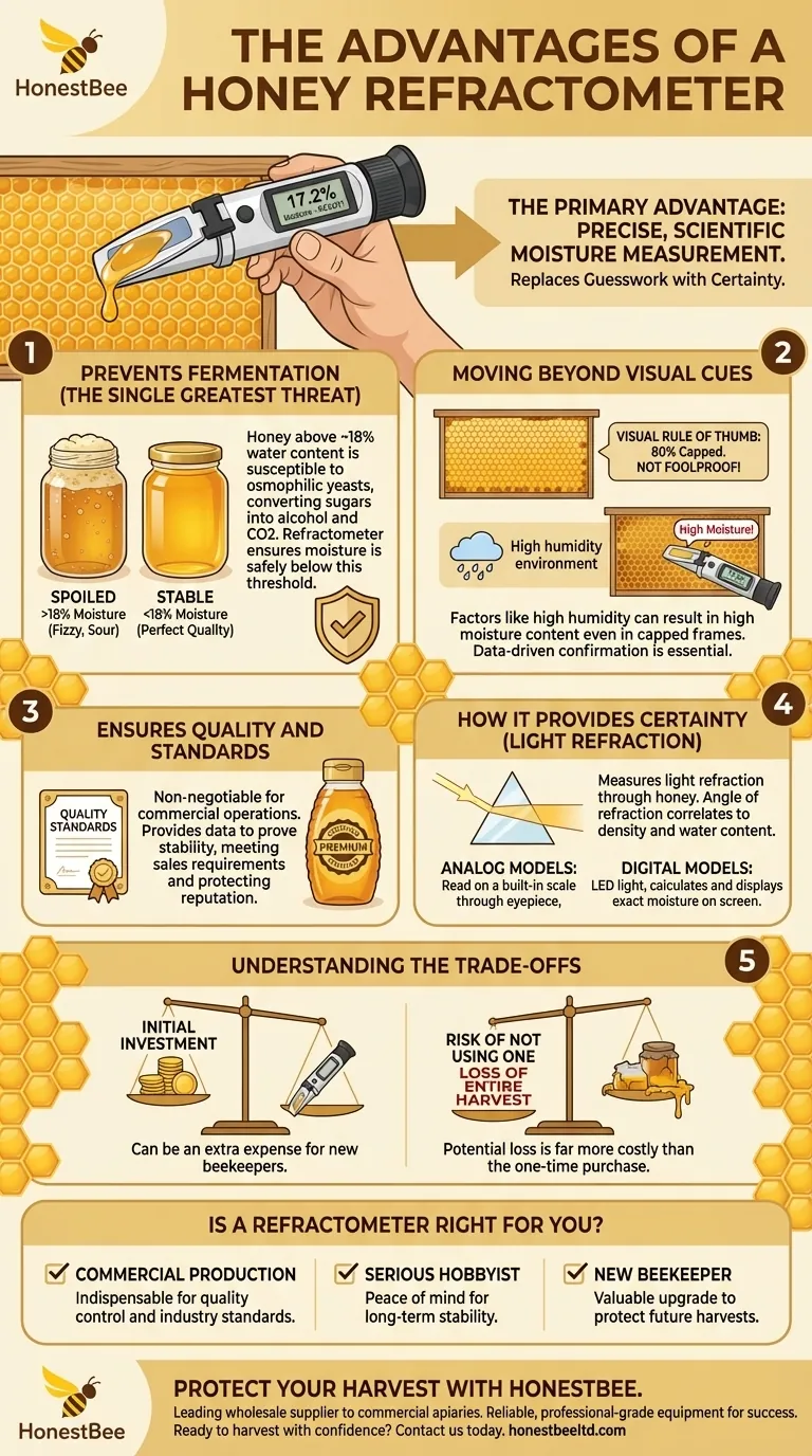 养蜂人使用折射仪有哪些优点？确保蜂蜜质量并防止变质 图解指南
