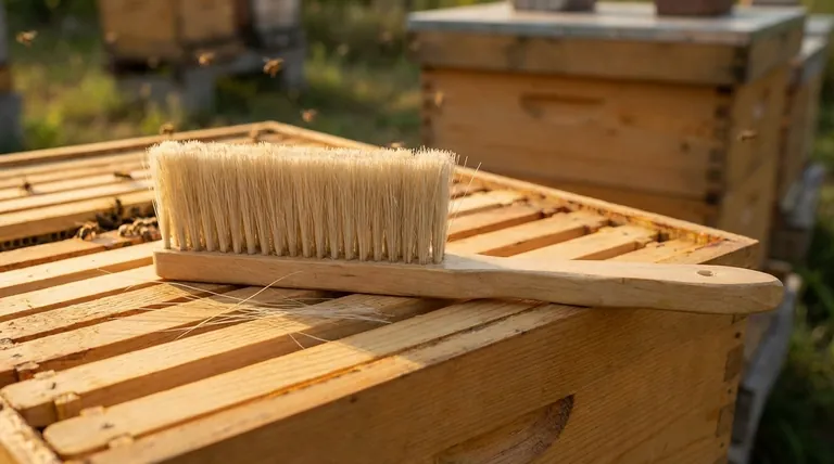 É normal uma escova de apicultor de crina de cavalo soltar pelos? A Verdade Sobre o Manuseio Gentil de Abelhas