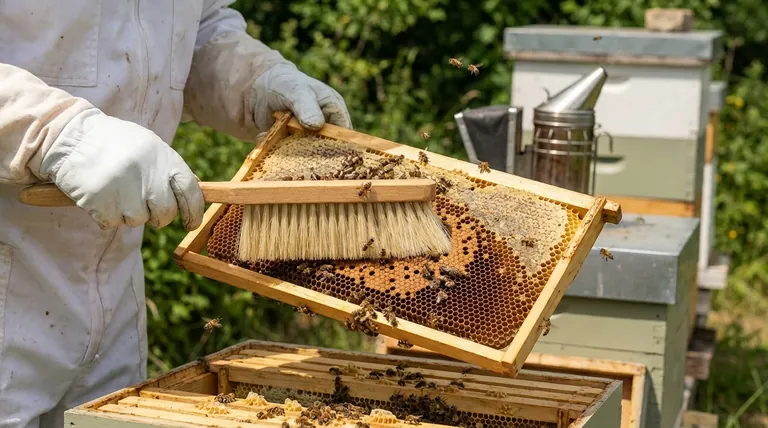 벌솔은 무엇이며 주요 용도는 무엇인가요? 벌집 관리를 위한 부드러운 도구