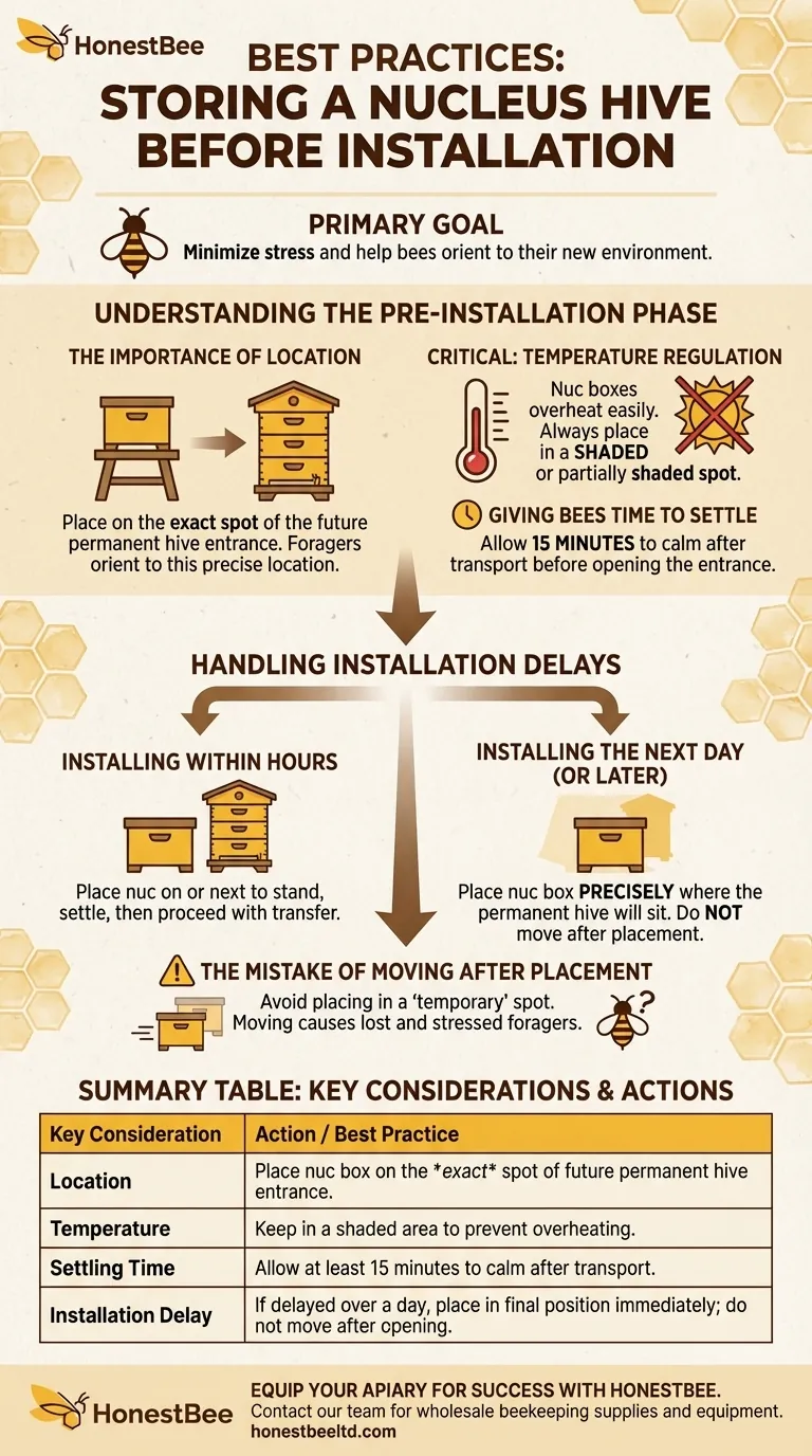 كيف يجب تخزين خلية النواة قبل التركيب؟ ضمان انتقال سلس لمستعمرتك دليل مرئي