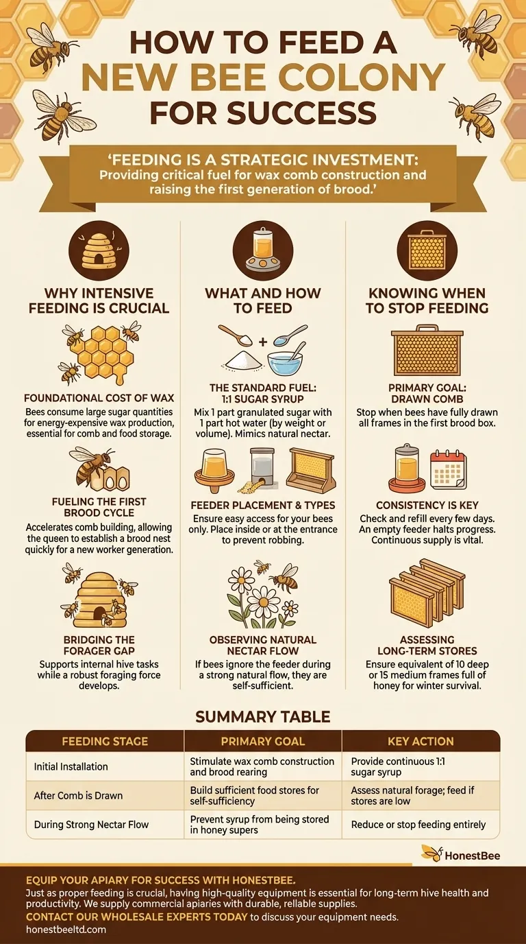 설치 후 벌집에 먹이를 어떻게 공급해야 하나요? 빠른 벌집 성장을 위한 연료 시각적 가이드