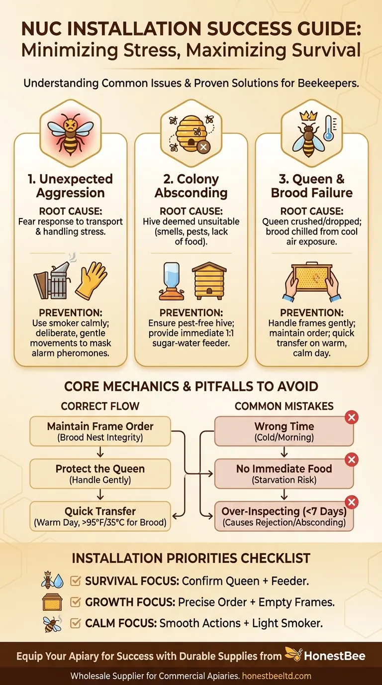 벌통 설치 중 흔히 발생하는 문제는 무엇인가요? 군집 생존 및 성장을 보장하기 위한 가이드 시각적 가이드