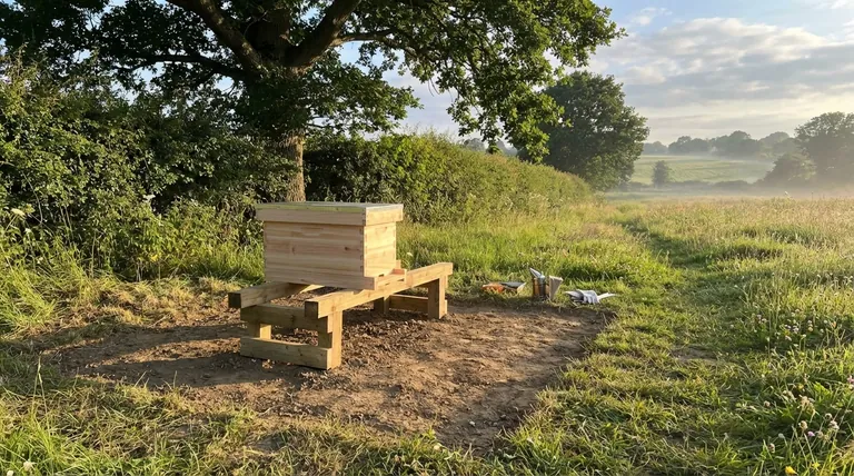 군집통을 설치하기 전에 벌통 위치를 어떻게 준비해야 할까요? 완벽한 양봉장 부지 가이드