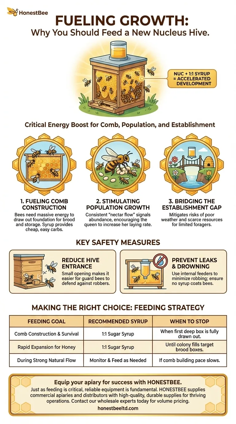 Should bees be fed after installing a nucleus hive? Ensure Your New Colony Thrives Visual Guide