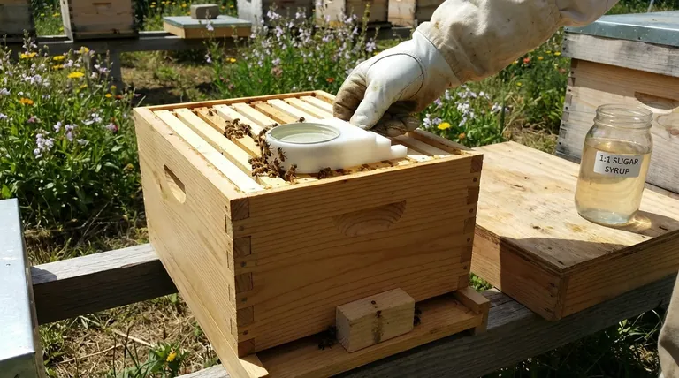 Should bees be fed after installing a nucleus hive? Ensure Your New Colony Thrives
