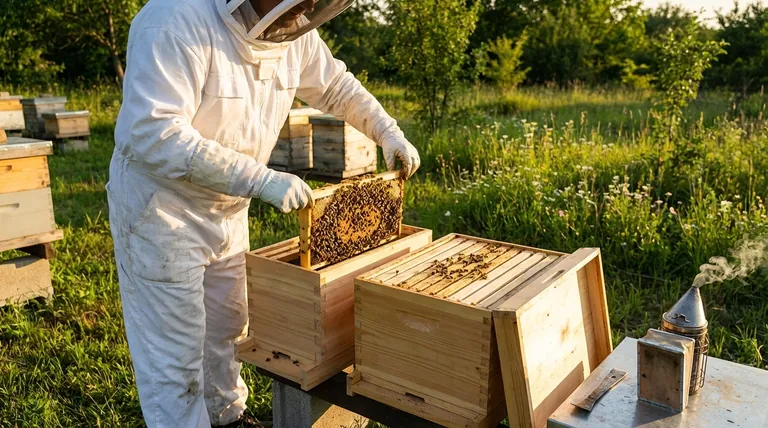 핵심 벌통(nucleus hive)을 설치하는 단계는 무엇인가요? 스트레스 없는 군체 이동 가이드