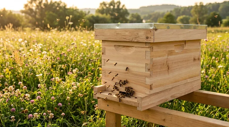 핵 군집(nucleus hive)이 자리 잡고 번성하는 데 얼마나 걸립니까? 8~12주 안에 생산적인 군집을 달성하세요